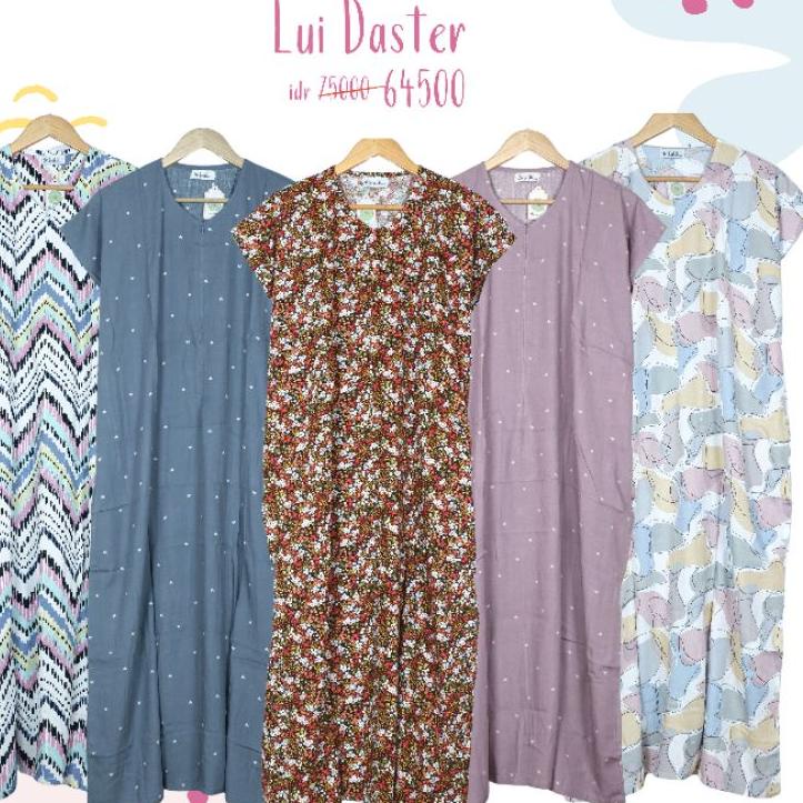 Serbuuuu.. Lui Daster Busui by DAINIK Homewear LD125 Panjang Semata Kaki
