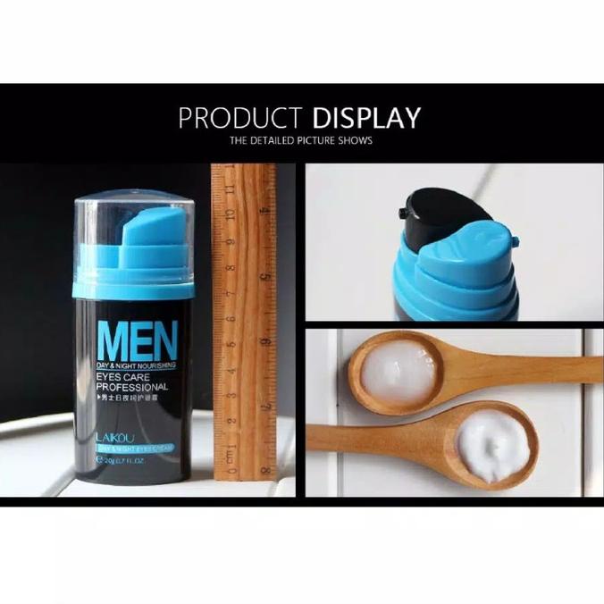 LAIKOU Men Day and Night Eye Cream 20g Moisturizing Anti-wrinkle Firmi