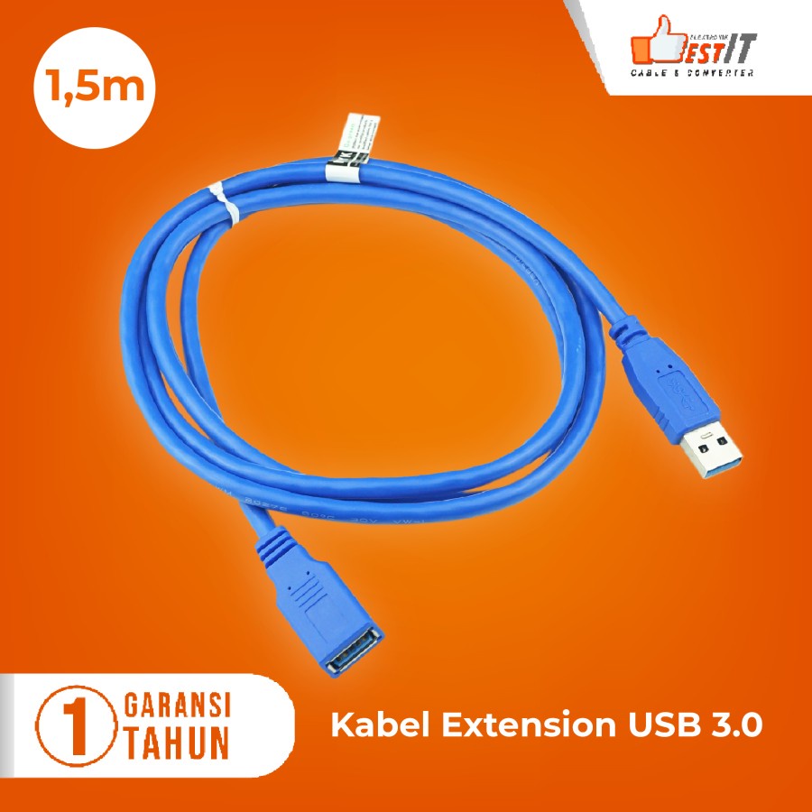 Kabel USB Extension 3.0 Male to Female NYK 1.5 Meter 3 Meter