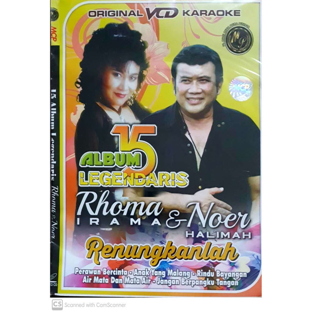 Karaoke 15 Album Legendaris Rhoma Irama Noer Halimah | VCD Original