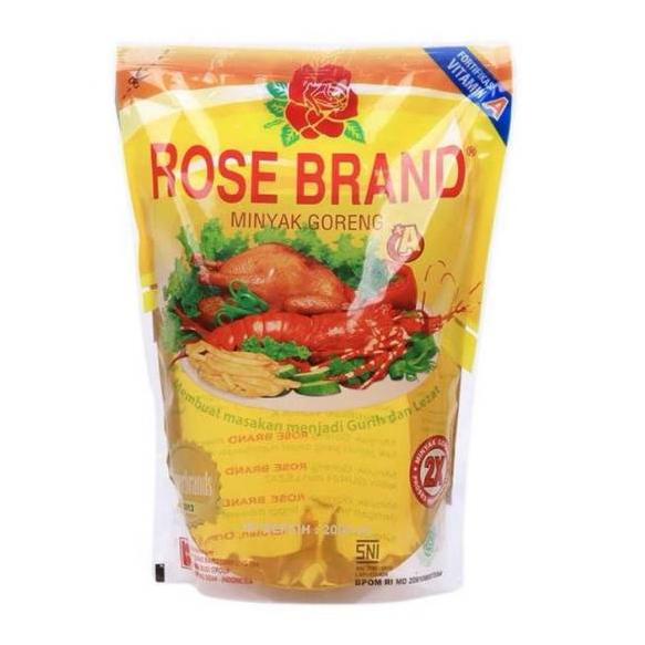 

xpxu Rose Brand minyak goreng pouch 2000 ml ㈣ 98