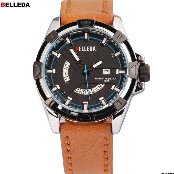 JAM TANGAN PRIA BELLEDA 9029 ORIGINAL LEATHER 9