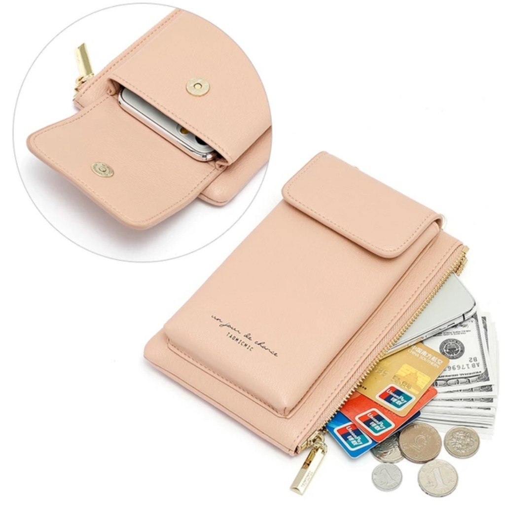 MORMON ABIYA - Dompet Pocket Tempat Hp Wanita Dompet Kartu Koin