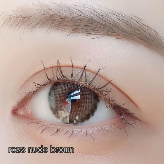 Softlens i-DoL Canna Roze Nude Brown Soft Lens Coklat by Princess Idol dupe Idollens Softlense Minus