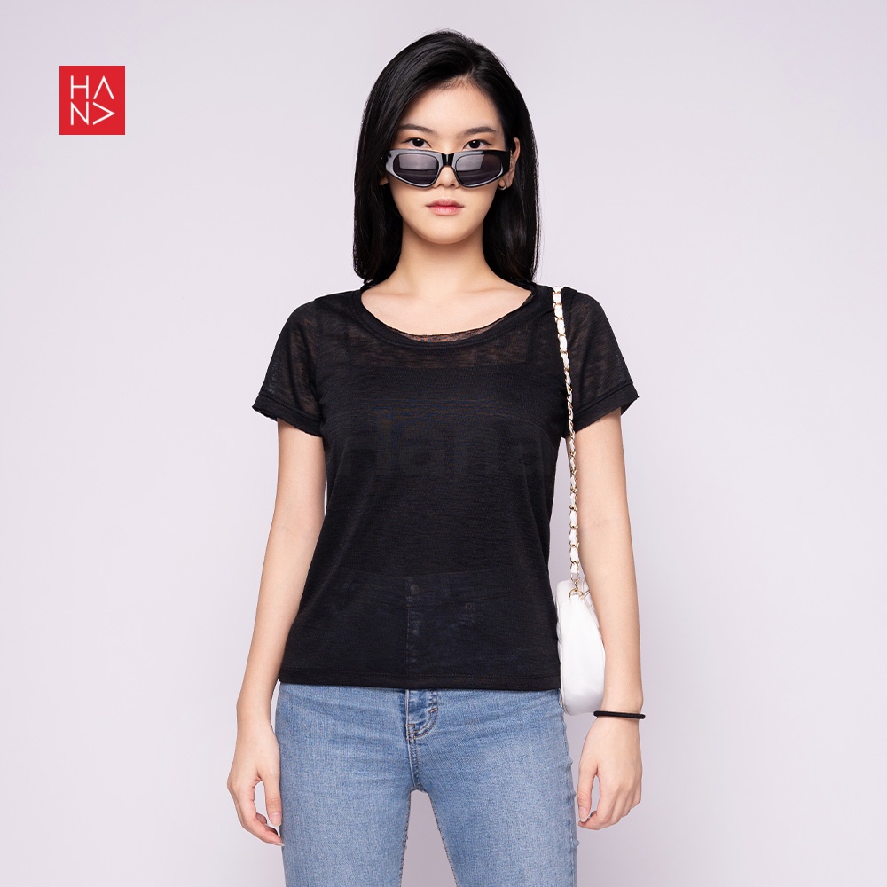 Hana Fashion - Jimin T-shirt Korean Style / Baju Kaos Wanita Gaya Korea - TS470