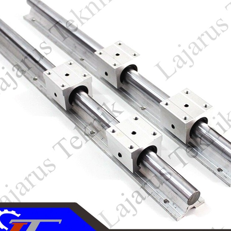 SBR20 / SBR 20 - 1300 mm Linear Rail Guide 2PCS + SBR20UU / SBR 20 UU Bearing Block 4PCS