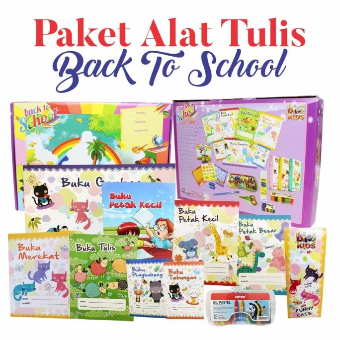 

Paket Alat Tulis Sekolah Lengkap Untuk Ak Cerdas PAUD TK SD Back To Sc