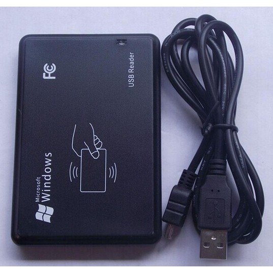 HQ USB RFID ID Contactless Proximity Smart Card Reader EM4001 EM4100 Win