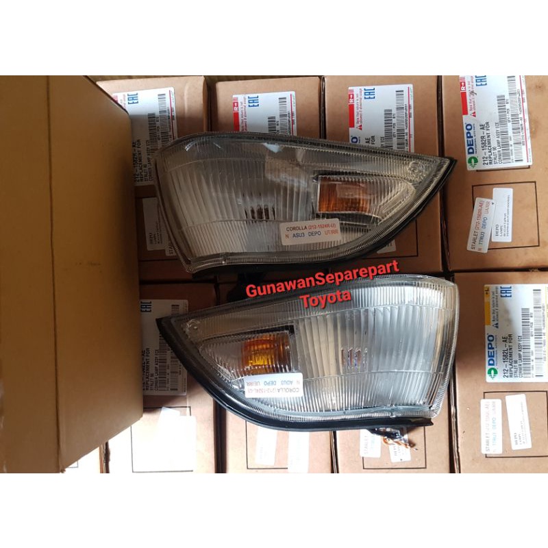 CORNER LAMP TOYOTA COROLLA TWINCAM AE92 KANAN KIRI DEPO