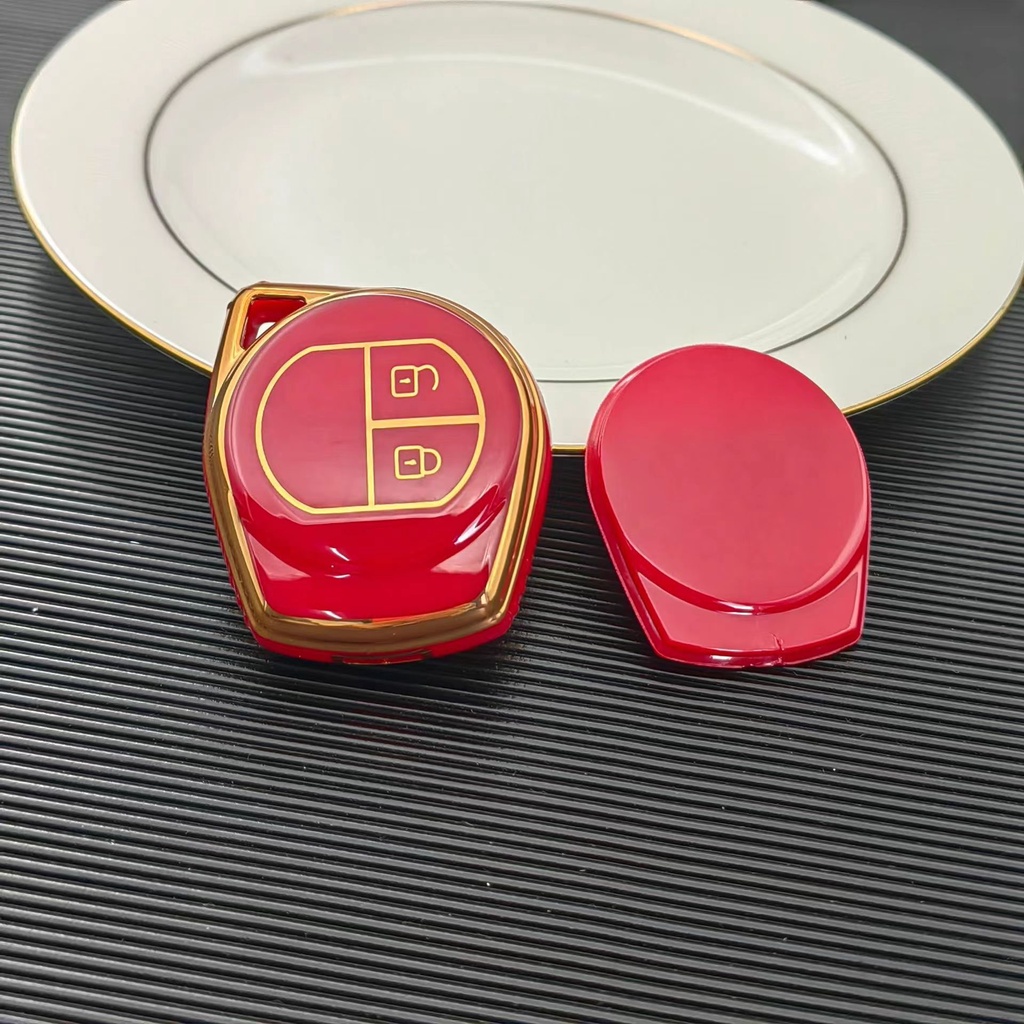 Casing Kunci Remote Mobil 3 Tombol Bahan TPU Untuk Suzuki Vitara Baleno Swift Kizashi Ignis SX4 Ertiga 2016 2018 2019 Start