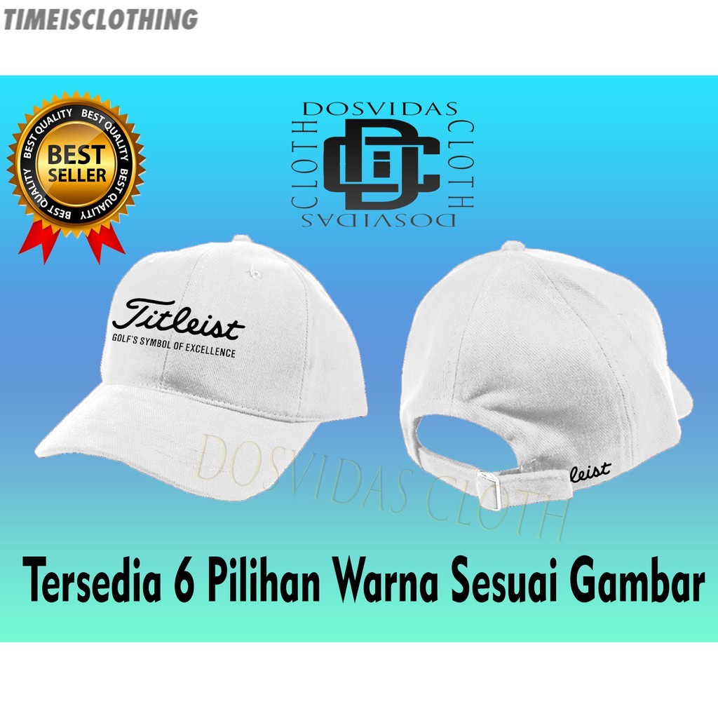 Topi Baseball TITLEIST keren TITLEIST GOLF BERKUALITAS  Pria Wanita TITLEIST GOLF TIC