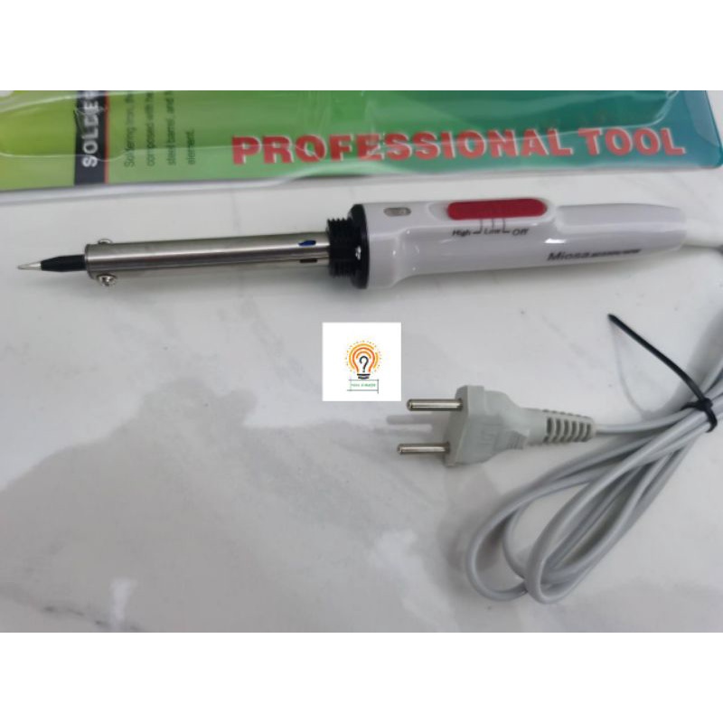 Solder Listrik Dengan Temperature Suhu Model Transparan 60Watt 220Volt