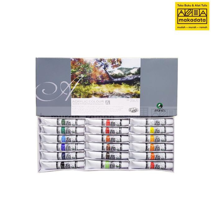 

Hanya Disini] Cat Akrilik Acrylic Paints Maries Painting Colours 18 Warna Murah