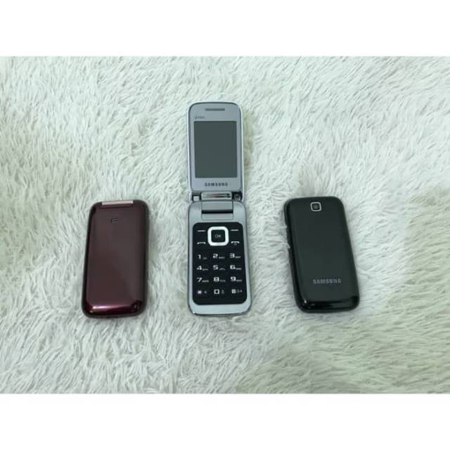 Samsung Lipat Flip Gt C3592 Mp3 Mp4 Kamera Internet Fb Radio Dll Stok Terbatas Shopee Indonesia