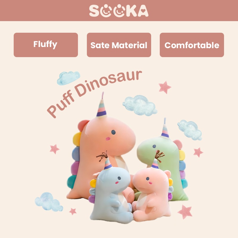 SOOKA BONEKA LUCU ANIMAL DINOSAURUS 50cm Lembut Dan Halus /PLUSH TOYS SUPER SOFT SK-GDG1083