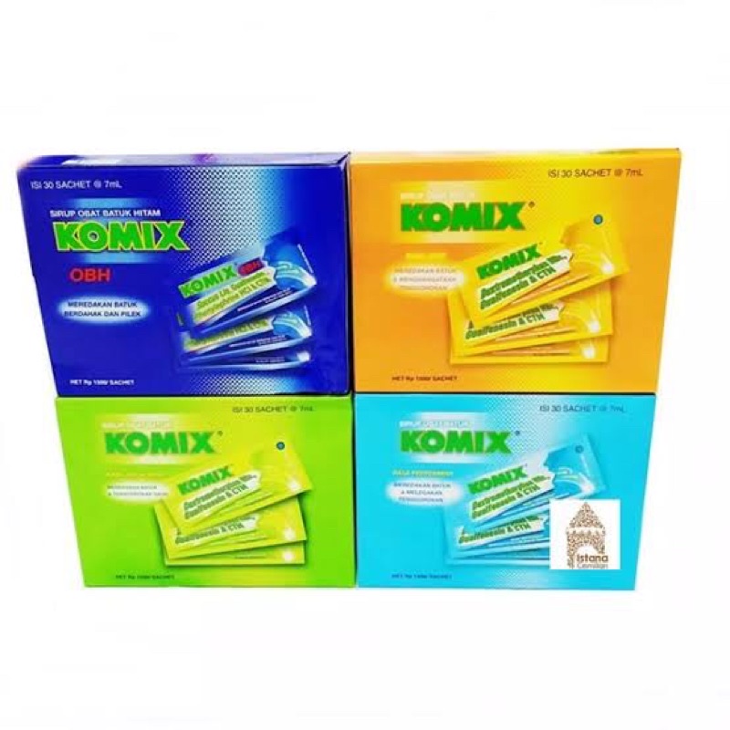 

KOMIX Obat Batuk ALL Variant per 1 Sachet 7 mL