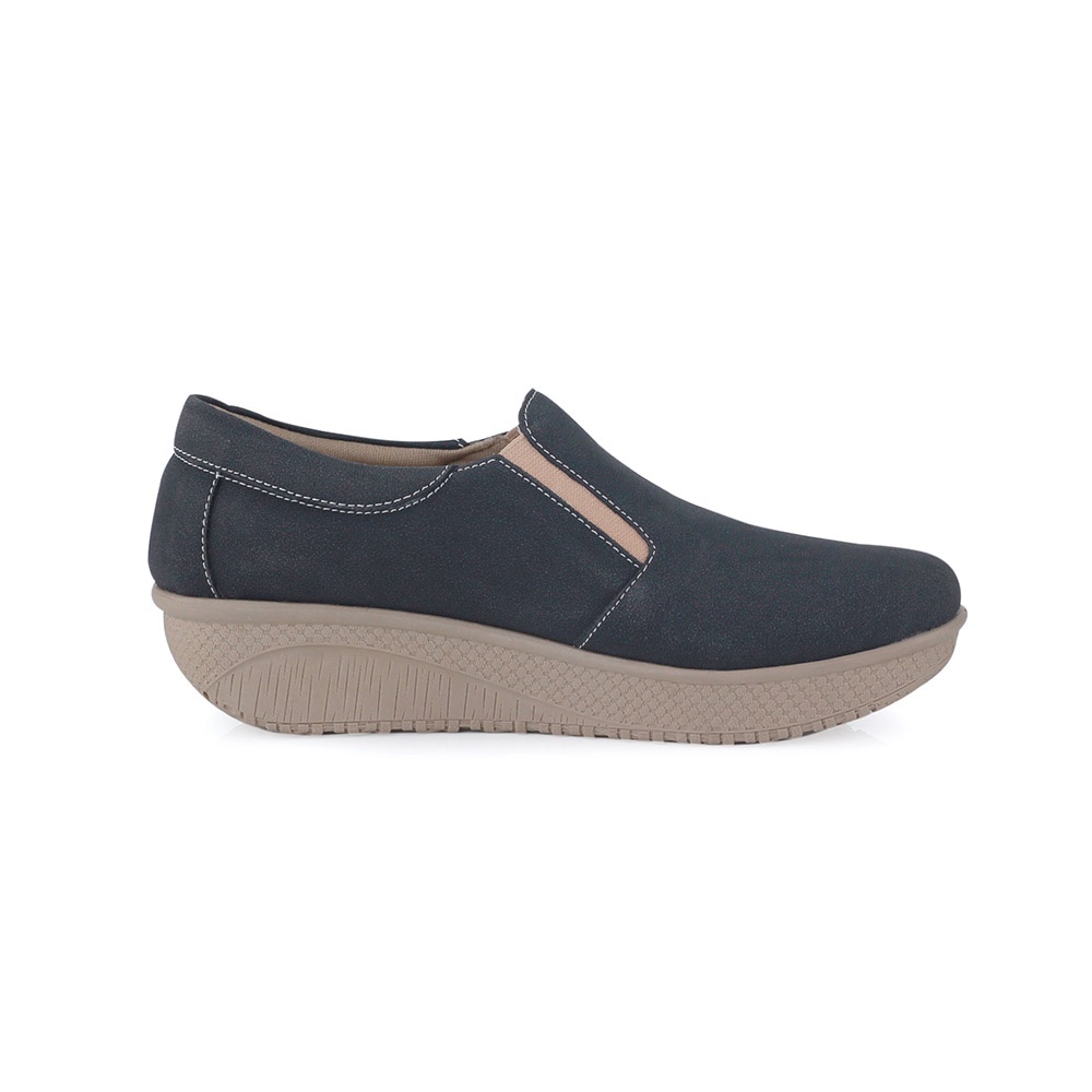 sepatu bustong wanita / sepatu bustong wedges wanita / sepatu bustong slip on wanita murah KNY651