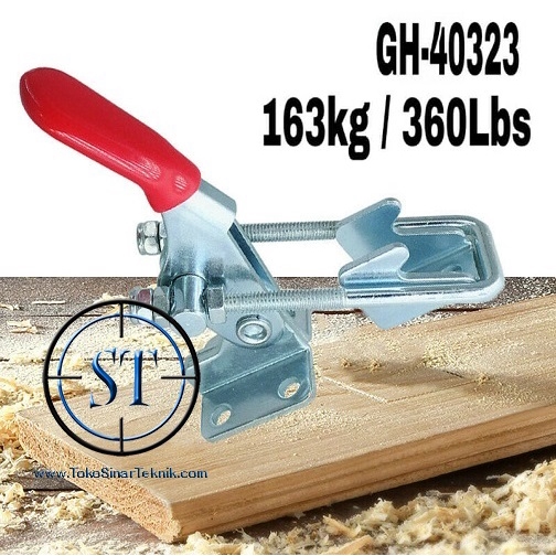GH-40323 Holding Toggle Clamp Metal Capacity Latch Heavy 163Kg 360lbs