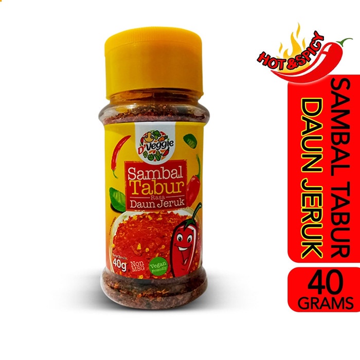 

v01vss Dveggie Sambal Tabur Rasa Daun Jeruk 40 Gram Fsfs201
