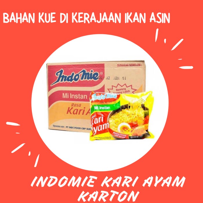 

Harga Termurah INDOMIE KARI AYAM KARTON