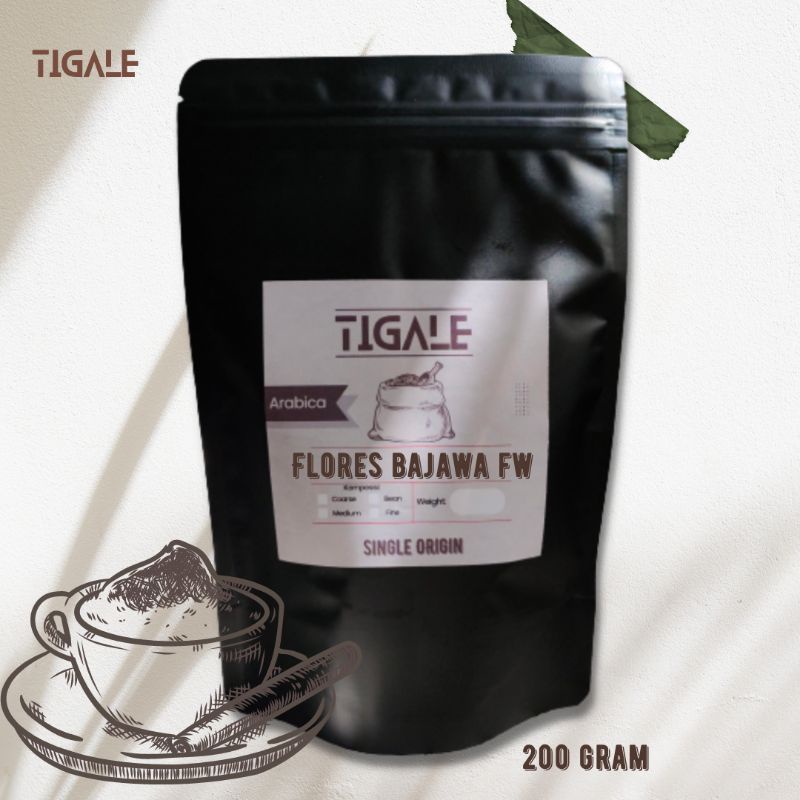 

TIGALE - KOPI ARABIKA FLORES BAJAWA FULL WASH 200G