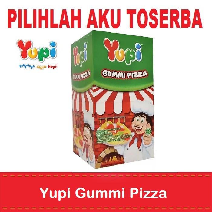 

YUPI GUMMI PIZZA BOX isi 12 PCS - ( HARGA PER BOX )