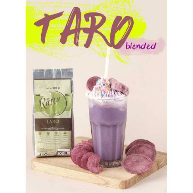 

Taro Rattubeverage Premium Kemasan 500grm