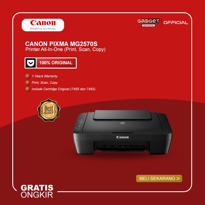 Canon Pixma MG2570S / MG 2570S All-in-One Printer