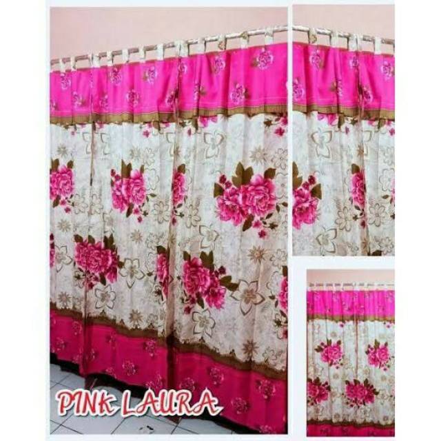 Gorden Pintu karakter Bahan Katun Halus