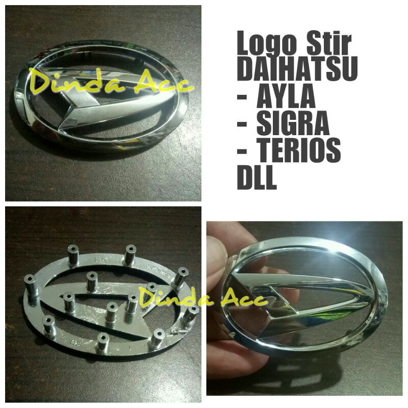 Emblem Logo Stir Daihatsu Xenia- Ayla-Terios Dll