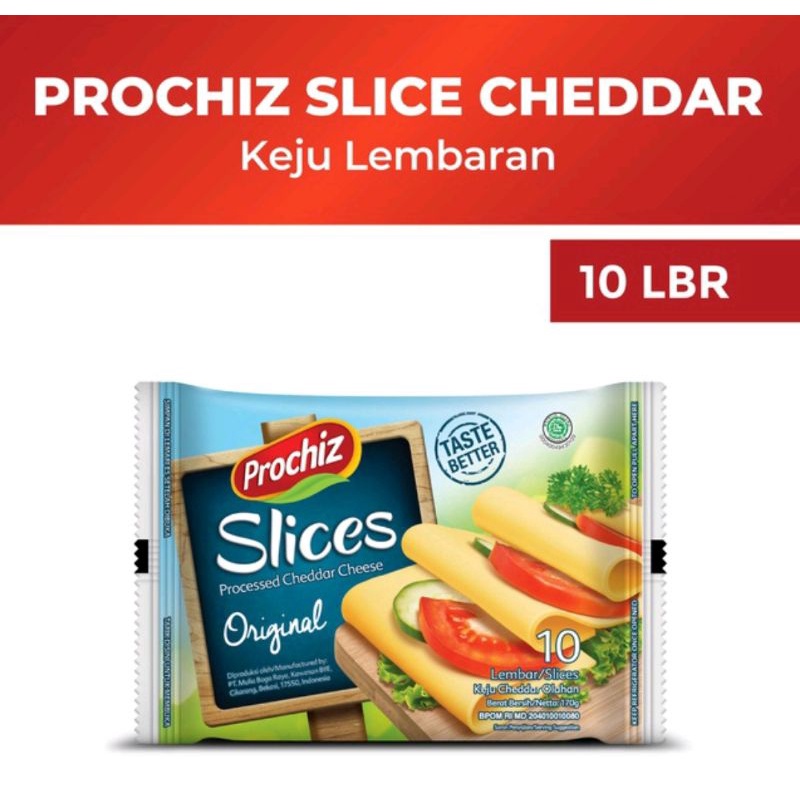 Prochiz Original Slices 10 lembar / Keju Slice / Keju Lembaran