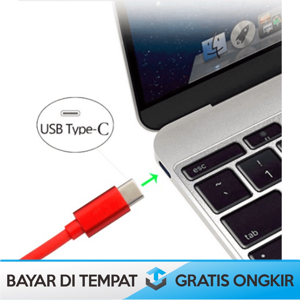 KABEL TYPE C TO HDMI CONVERTER FSU SUPPORT 4K VIDEO DENGAN PANJANG 2m