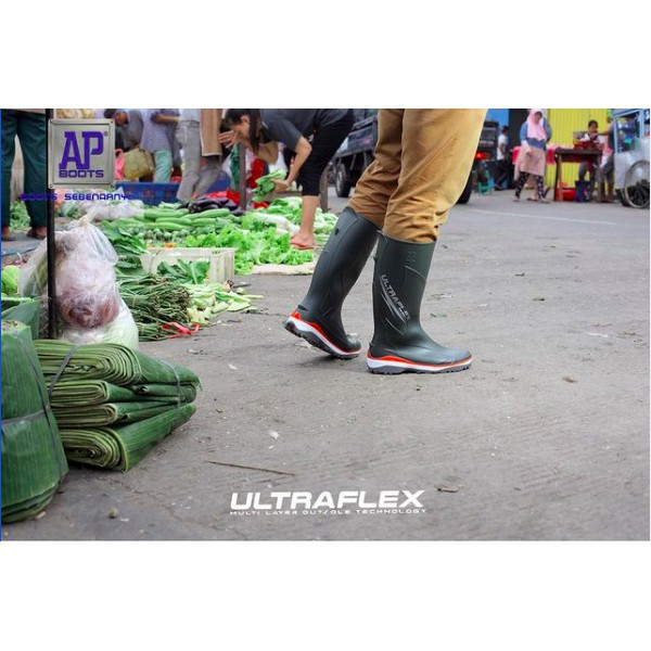 AP Boots 2018 ULTRAFLEX GREEN / Boot Hijau Panjang