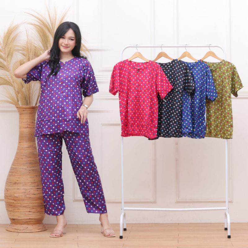 SETELAN CP RINTIK DASTER BUSUI BATIK PEKALONGAN BATIK MURAH TERBARU ANEKA BATIK KEKINIAN MODERN