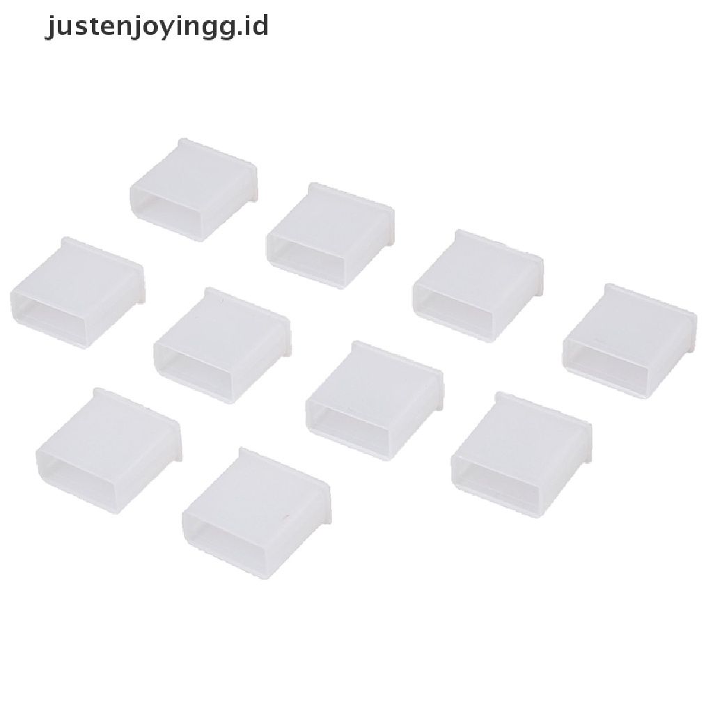 10 Pcs Tutup Pelindung plug USB Bahan Plastik anti Debu