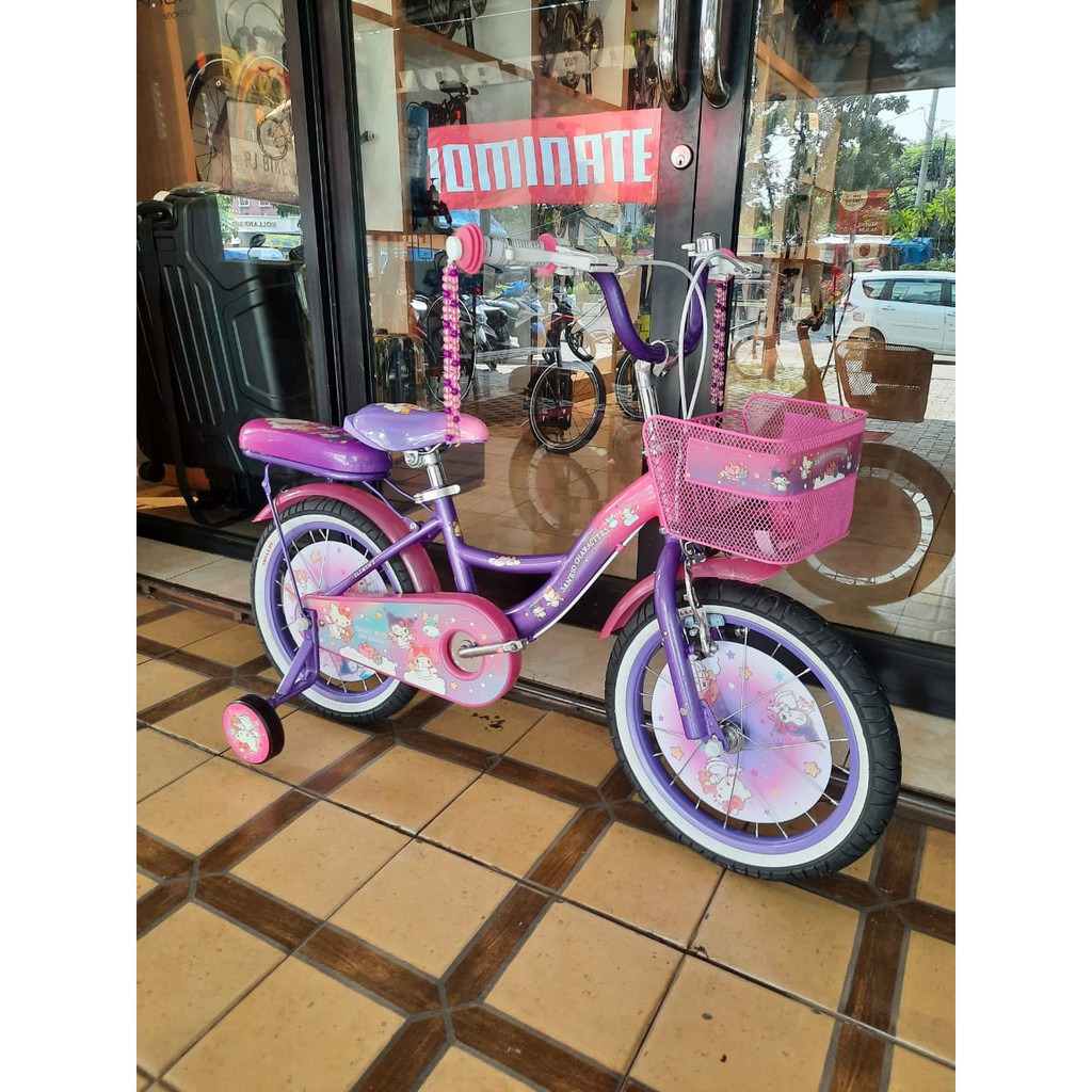 Sepeda Anak Perempuan Element Kids Bike Sanrio 2.0 16 inch 18 inch 20 inch