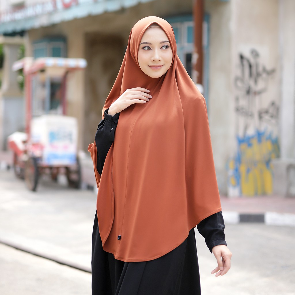 QT49 Raina Signature NOURA SYAR'i Bergo Daily Syar'i Anti Tembem