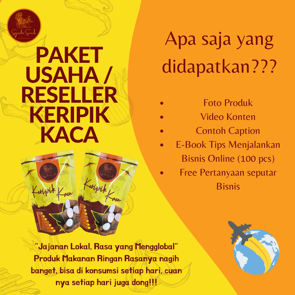 Paket Khusus Reseller Keripik Kaca Sajodo Snack | Shopee Indonesia