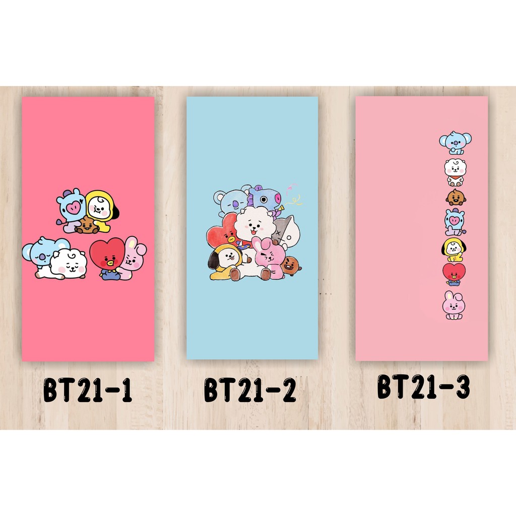 Ultracraft -Pajangan Dinding Walldecor Hiasan Dinding BT21 BTS - Free Sticker BT21