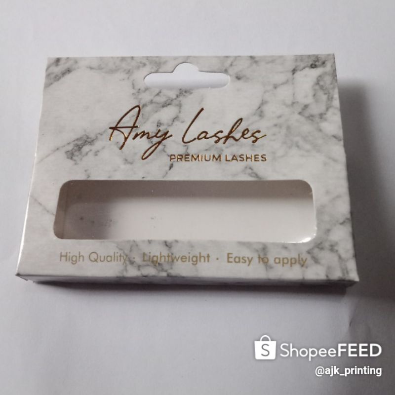 Dus Box Doff Tray Kecil Bulu Mata