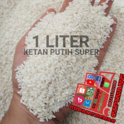 

BERAS KETAN PUTIH SOLO LOKAL SUPER QUALITY 1 LITER