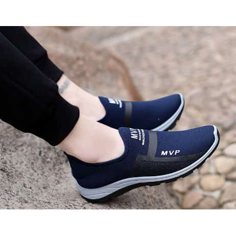 8.8 DISKON Sale Sepatu Casual Slip On Yuzi MVP formal non formal Pria Dan Wanita