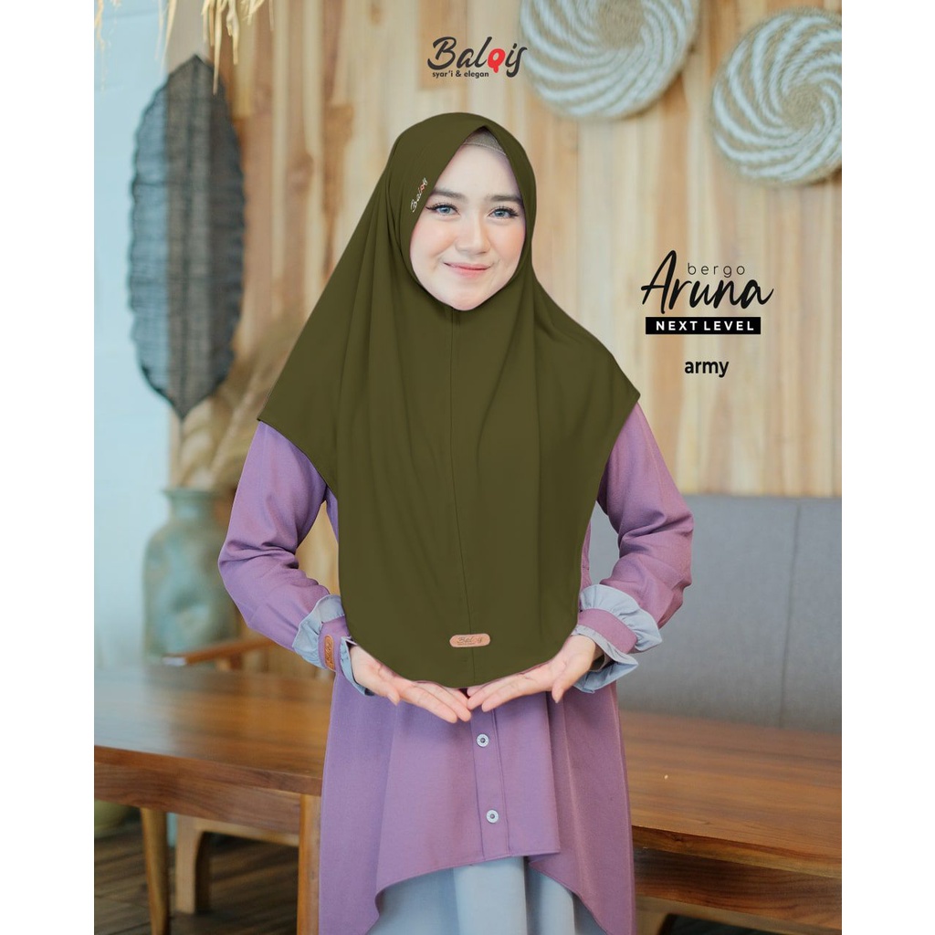 Hijab Instan Balqis Hijab Bergo Aruna Next Level Matt Jersey Stella