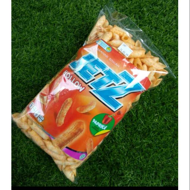 

Jetz hollow paprika / jetz hollow chili / jetz shrimp udang pedas / snack indofood kiloan