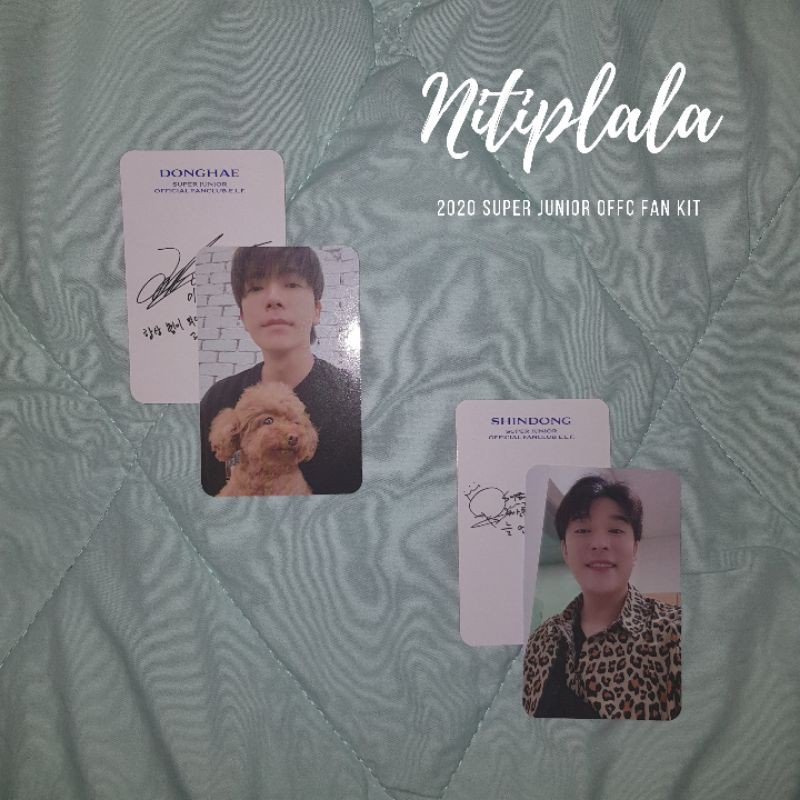 2020 Super Junior Official Fankit Donghae Eunhyuk Kyuhyun Heechul Leeteuk Yesung Shindong Sungmin