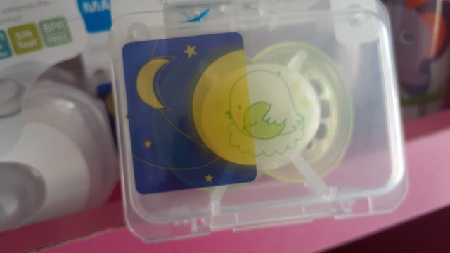 Mam Pacifier NIGHT / AIR / ORIGINAL 0+ / 6+ Empeng Soother Orthodontic Free Steriliser Box BPA Free