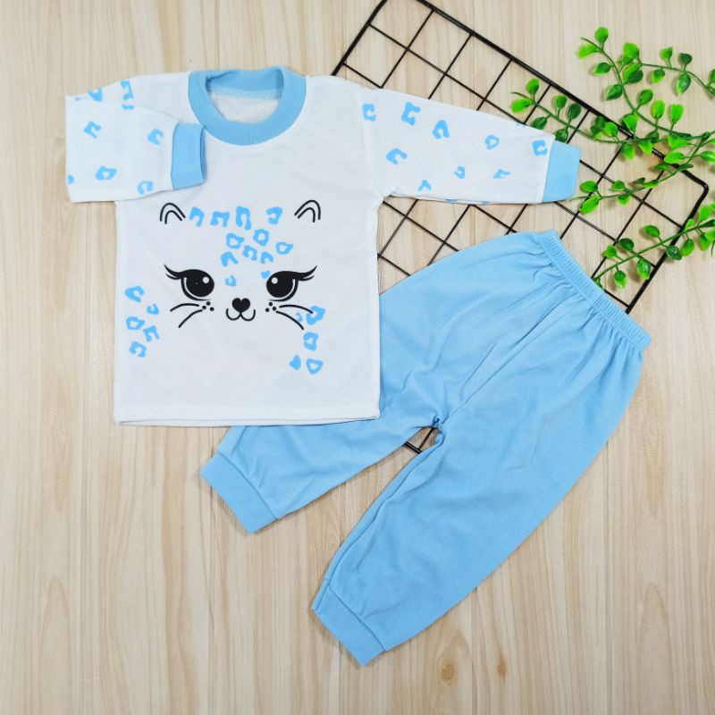 [Ss-8027] Piyama Bayi, Pakaian Bayi Newborn 0-6bulan, Baju Tidur Bayi