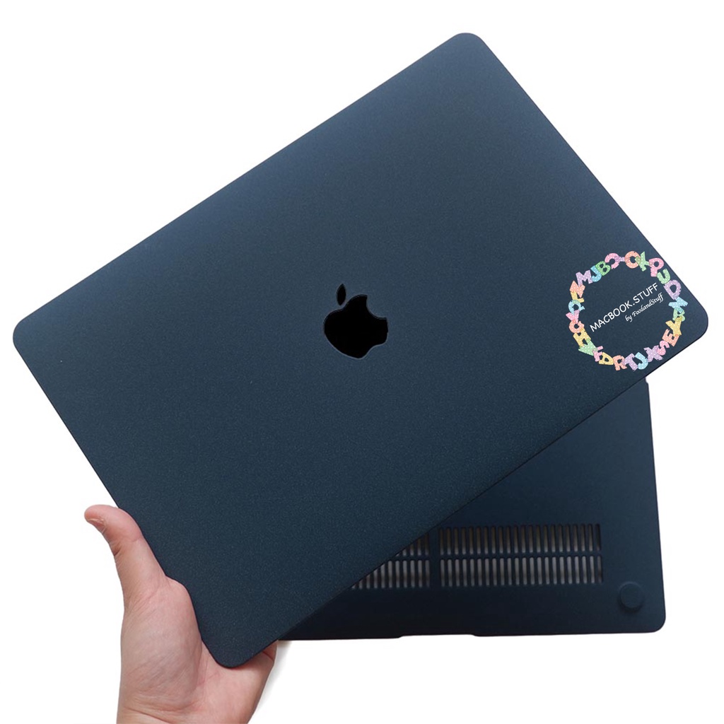 MACBOOK Case SAND BIRU TUA NAVY DEEP SEA NEW AIR PRO RETINA 11 12 13 14 15 16 INCH NON /  WITH CD ROOM / TOUCHBAR / TOUCH ID / M1 2020 2021 2022