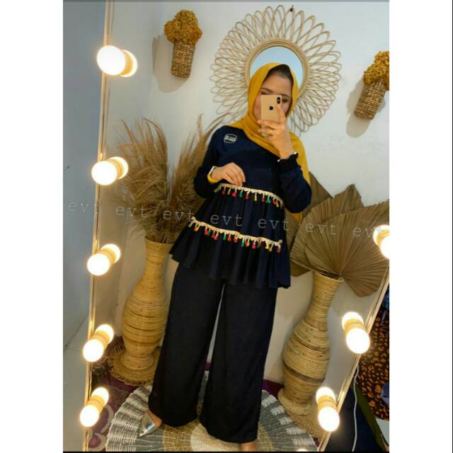 Setelan celana rumbay by evt. Co