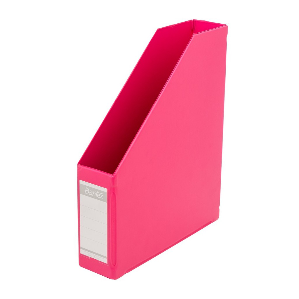 

Bantex Magazine File (Box File) A4 7cm Pink #4010 19